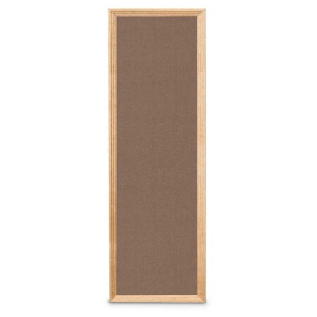 United Visual Products Slim Style Indoor Enclosed Corkboard, 24 UVRDS23SBH-BRONZE-KEYLIME